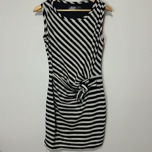 Guess Hailey black striped dress